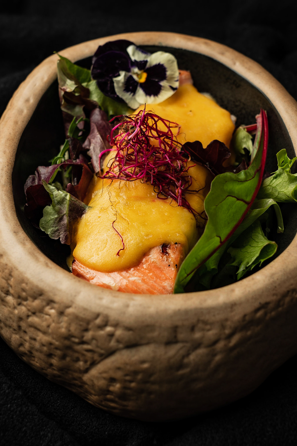 SALMON SALSA AMARILLA